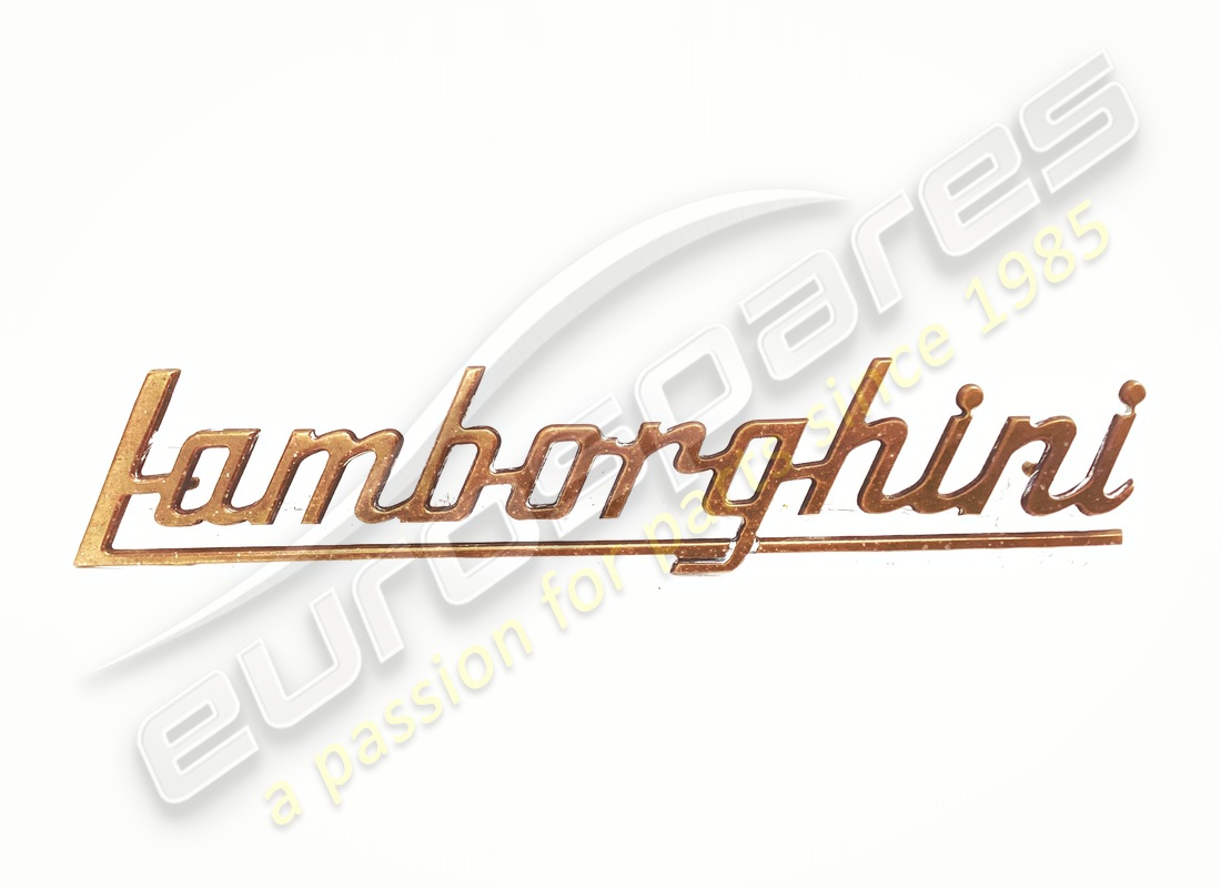 BADGE Lamborghini LETTRES UTILISÉ (CHROME) . NUMÉRO DE PIÈCE 006106554 (1)