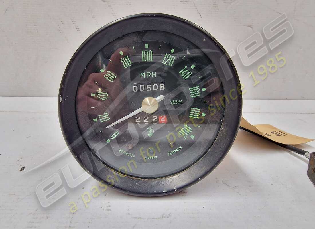 UTILISÉ Maserati COMPTEUR DE VITESSE MPH. NUMÉRO DE PIÈCE 115BC65212 (1)