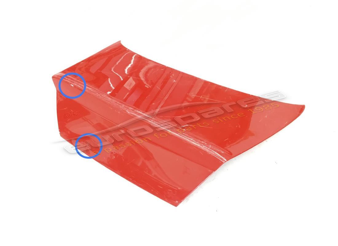CAPOT DE CAPOT ARRIÈRE UTILISÉ Ferrari. . NUMÉRO DE PIÈCE 65361400 (1)