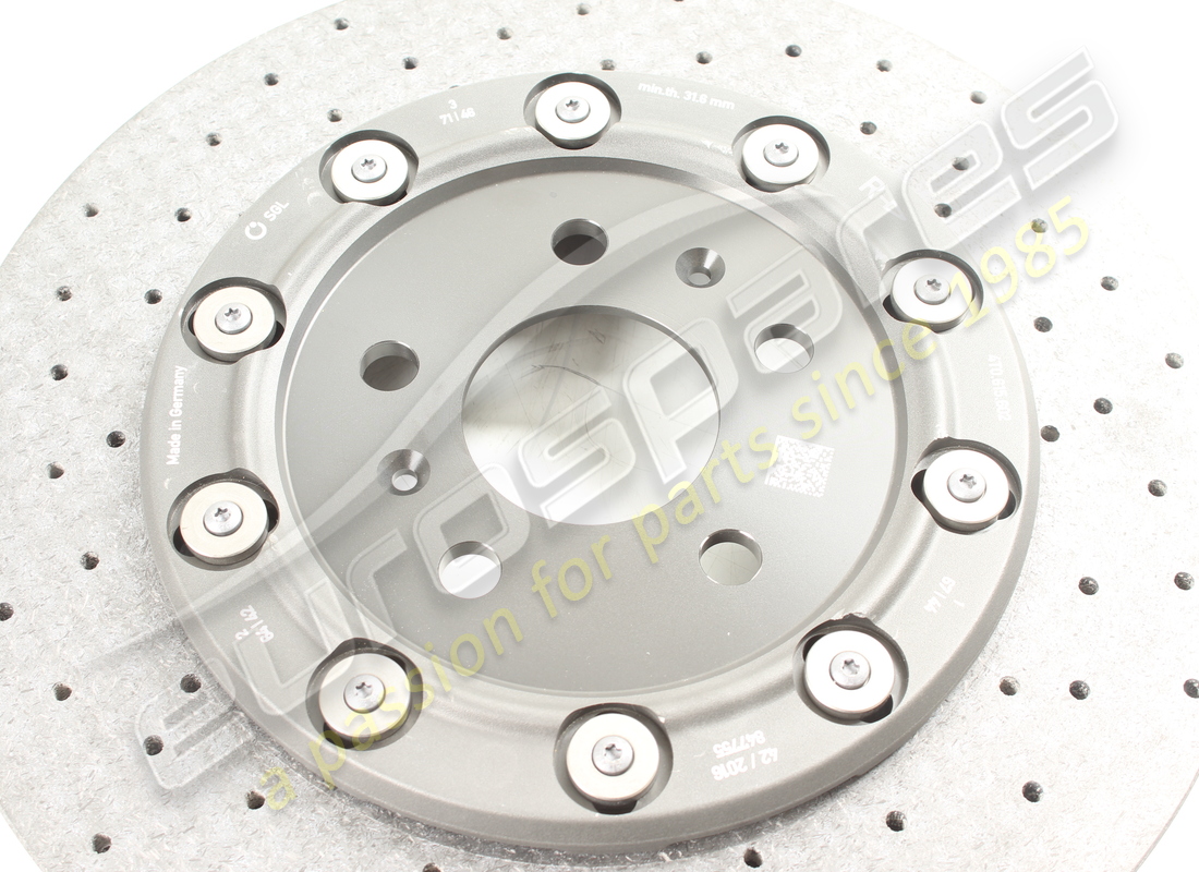 nouveau lamborghini disque de frein céramique ccp. numéro de pièce 420615602f (3)