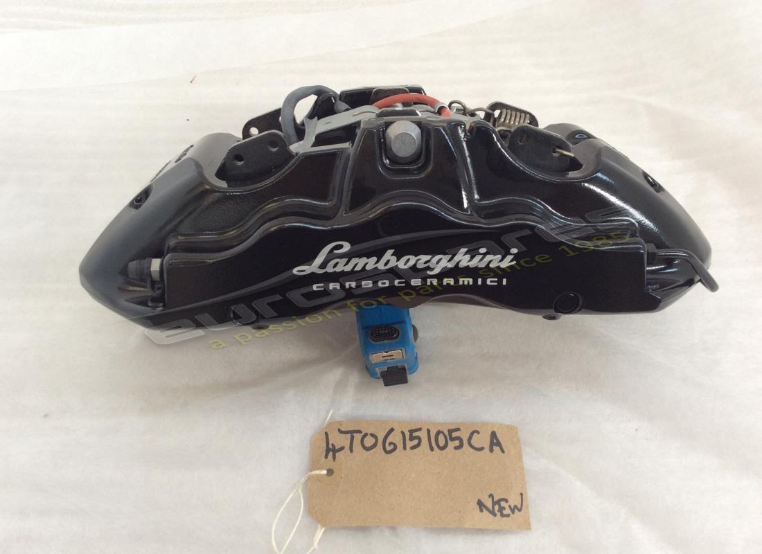 NOUVEAU Lamborghini ÉTRIER DE FREIN EN CÉRAMIQUE SCHWARZ . NUMÉRO DE PIÈCE 4T0615105CA (1)