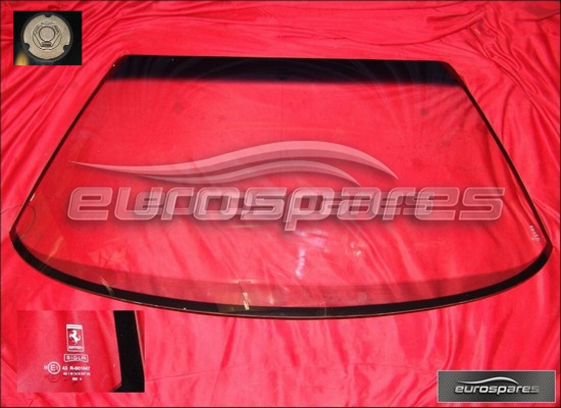 nouveau pare-brise avant ferrari. numéro de pièce 64426800d (1)