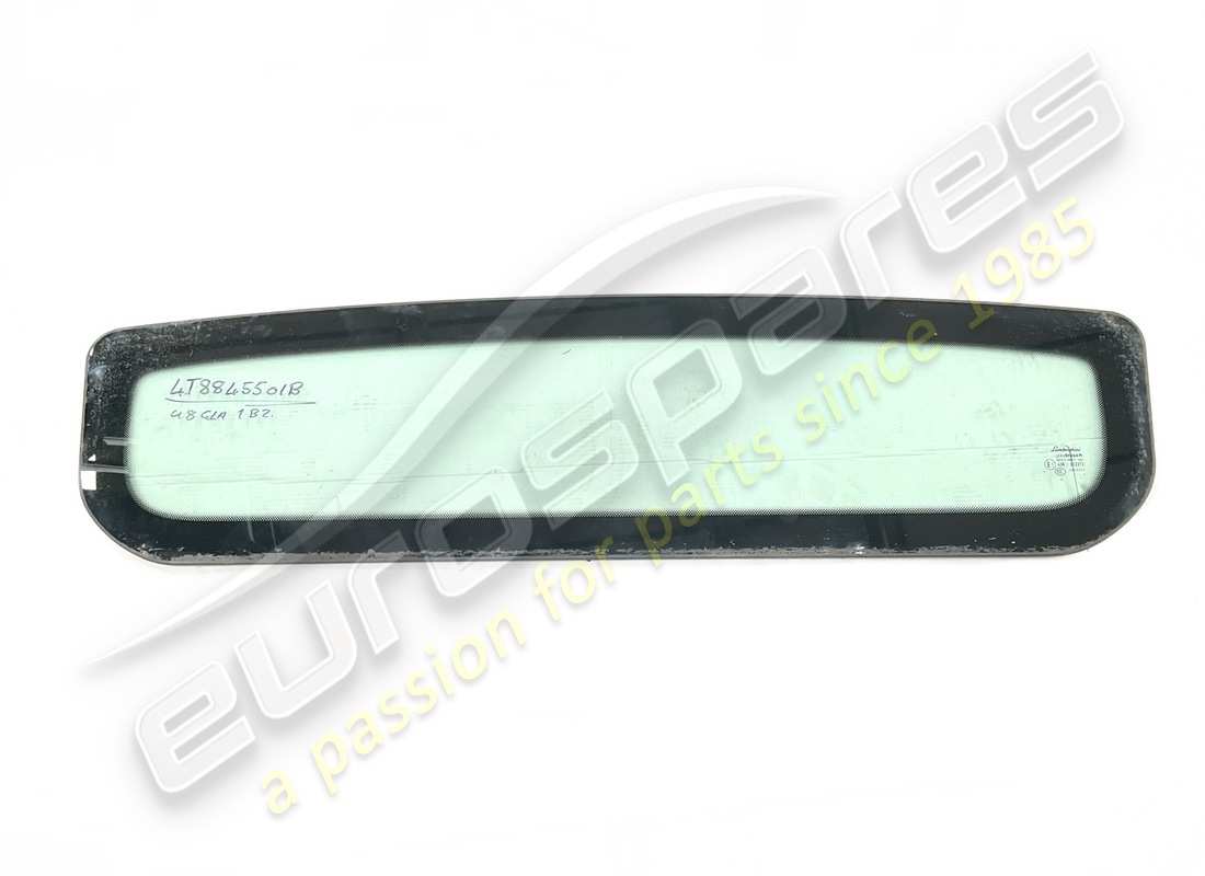 Lamborghini VITRE DE FENÊTRE ARRIÈRE UTILISÉE. NUMÉRO DE PIÈCE 4T8845501B (1)