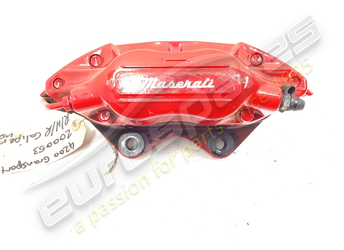UTILISÉ Maserati ÉTRIER DE FREIN ARRIÈRE DX (ROUGE) . NUMÉRO DE PIÈCE 200053 (1)