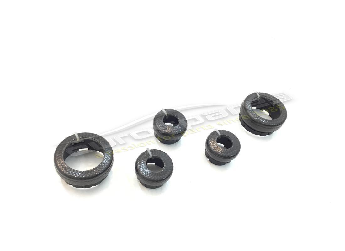 nouveau ferrari kit de boutons en carbone pour panneau de commande de climatisation. référence 69717500a (1)