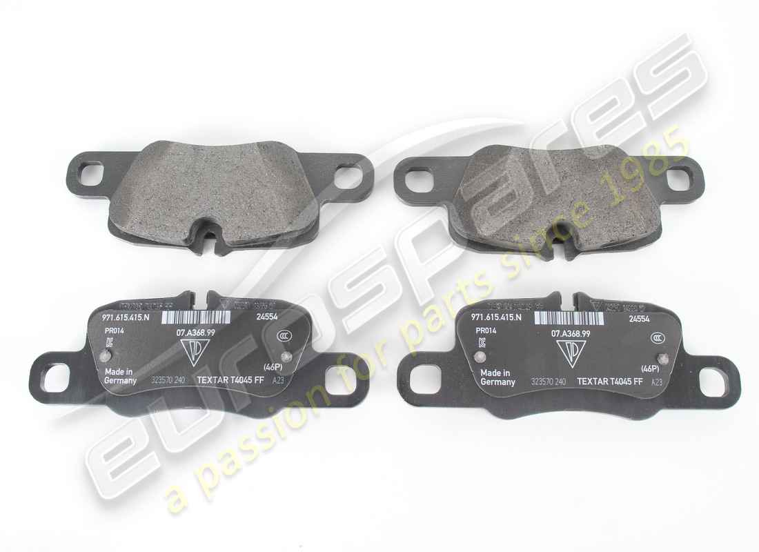 nouveau porsche 1 jeu de plaquettes de frein pour frein à disque. numéro de pièce 971698451m (1)