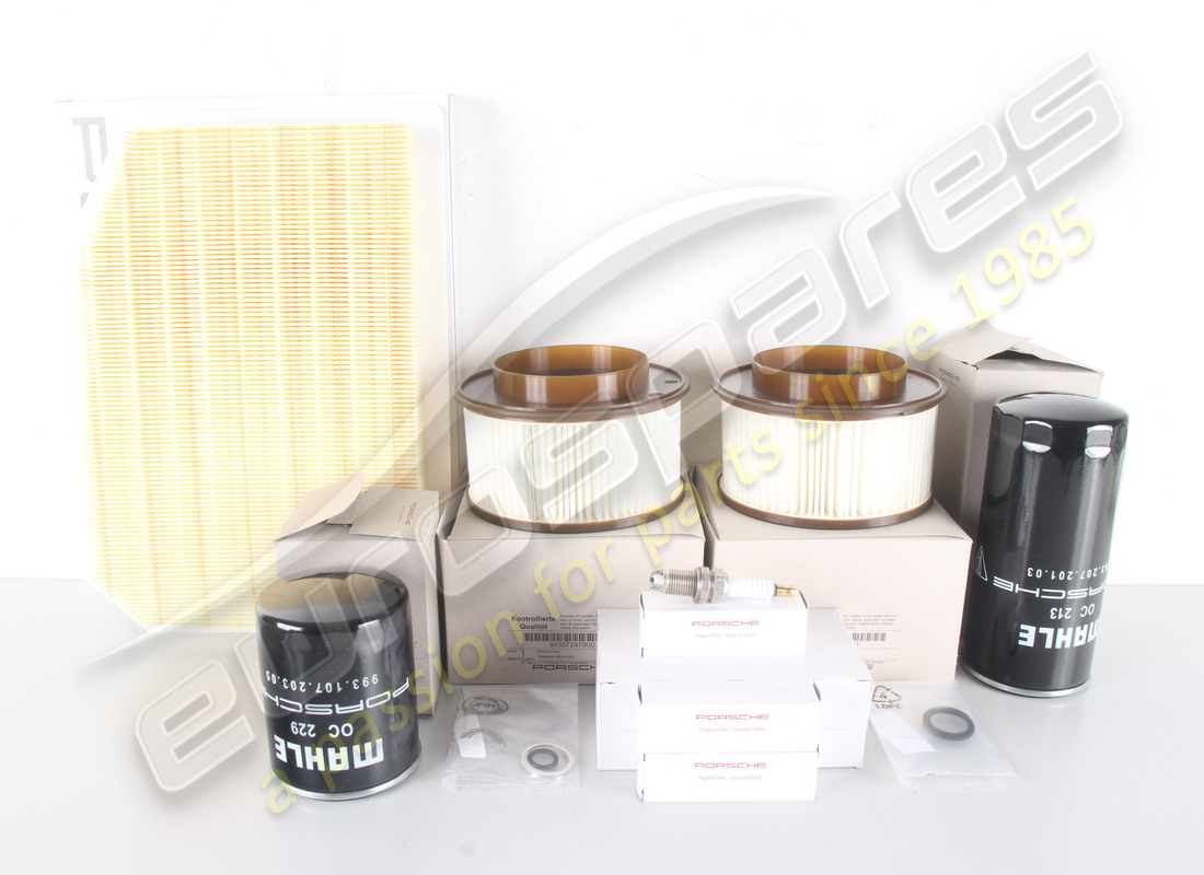 nouveau kit d'entretien porsche - pour - entretien périodique - 40 000km - 24 000 mls - comprenant : référence 99310090100 (1)
