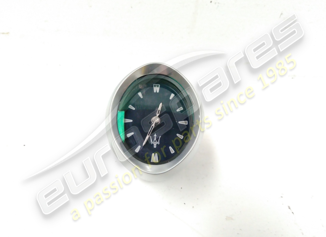 UTILISÉ Maserati HORLOGE ANALOGIQUE, CHROME SATINÉ, 3Q7 . NUMÉRO DE PIÈCE 670021647 (1)