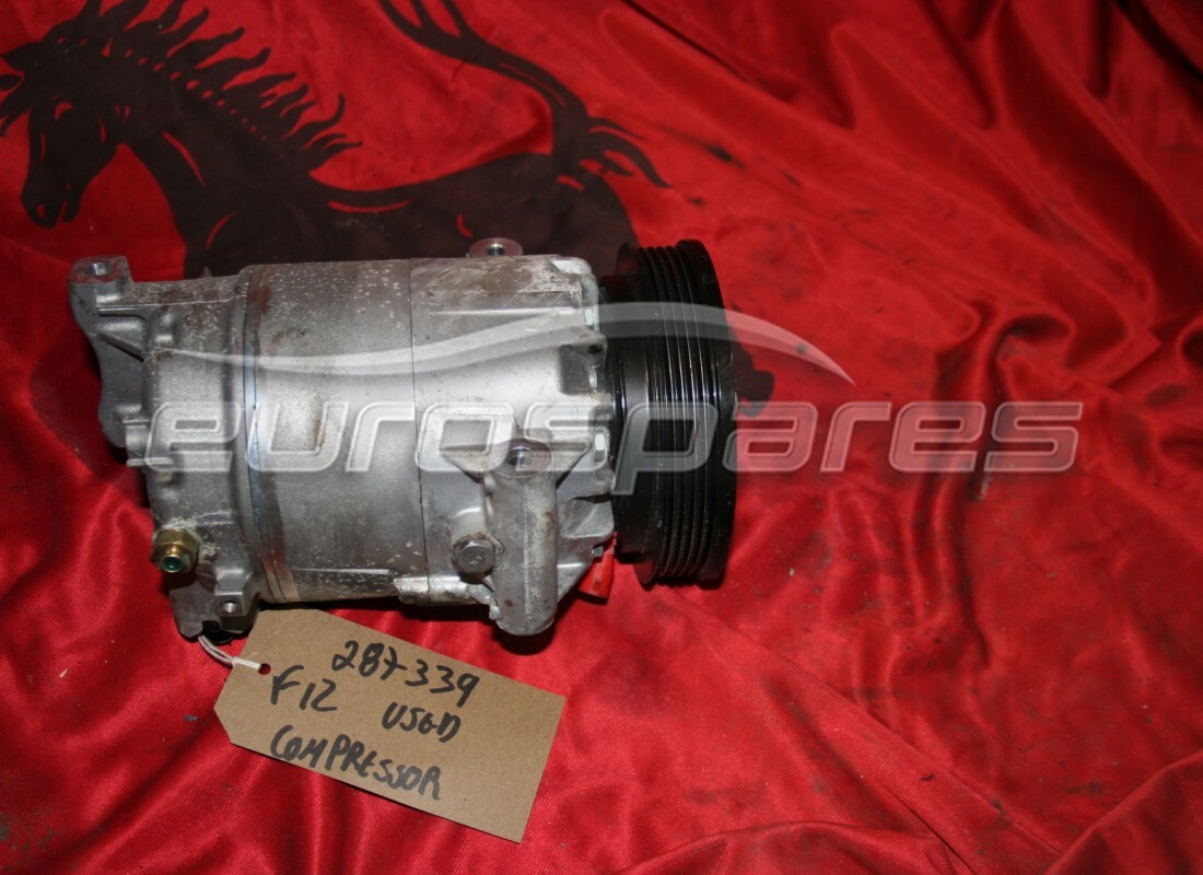COMPRESSEUR DE CLIMATISATION Ferrari UTILISÉ. NUMÉRO DE PIÈCE 287339 (1)