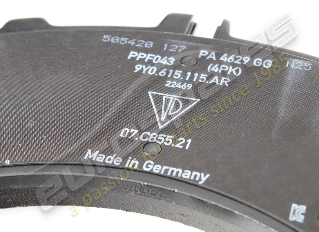 nouveau porsche 1 jeu de plaquettes de frein pour frein à disque. référence 9y0698151ar (3)