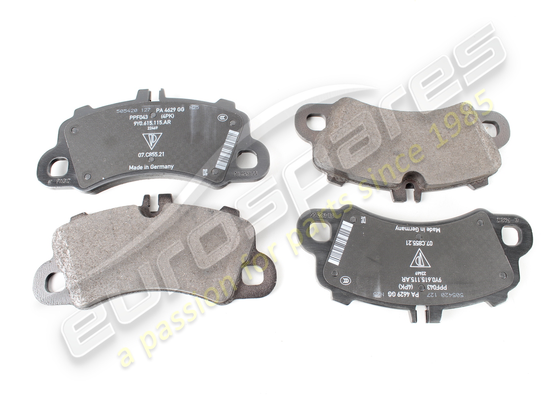 nouveau porsche 1 jeu de plaquettes de frein pour frein à disque. référence 9y0698151ar (1)