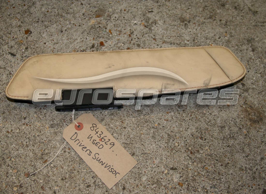 UTILISÉ Ferrari PARE-SOLEIL DROIT. NUMÉRO DE PIÈCE 843629.. (1)