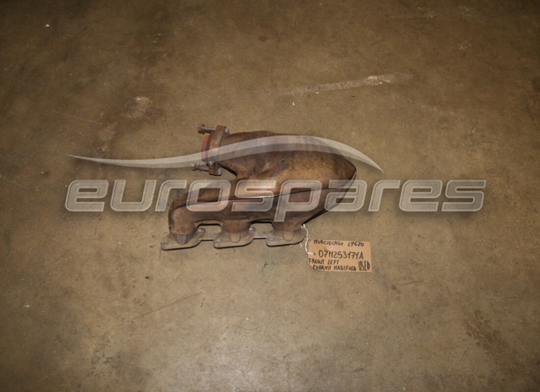 COLLECTEUR D'ÉCHAPPEMENT Lamborghini UTILISÉ. NUMÉRO DE PIÈCE 07M253171A (1)