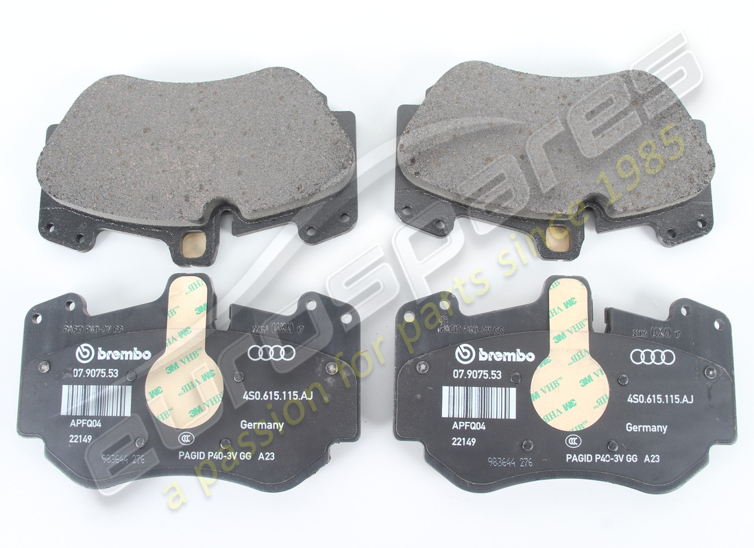 nouveau ensemble lamborghini les plaquettes de frein. numéro de pièce 4s0698151aa (1)