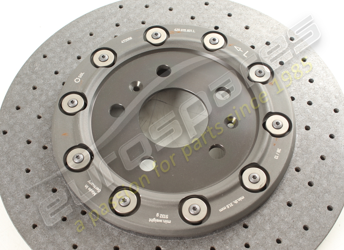 nouveau disque de frein carbone-céramique (ccp) lamborghini. numéro de pièce 420615601l (2)