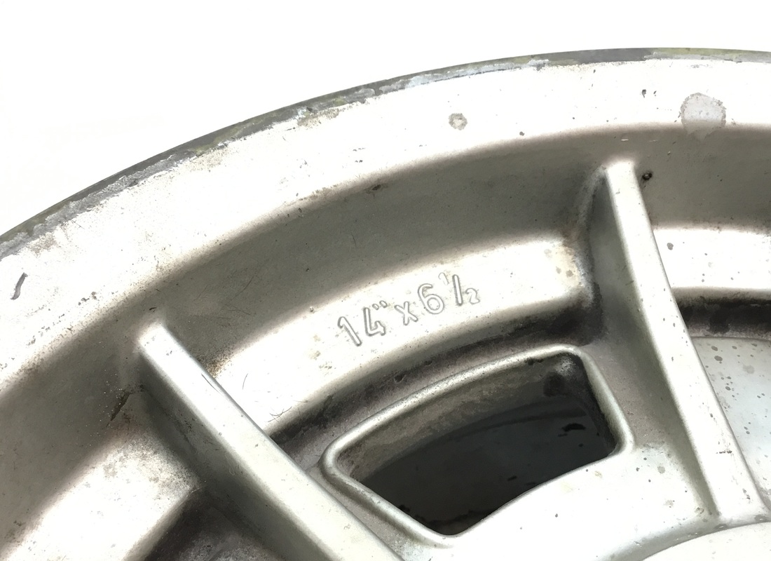 utilisé ferrari cromodora roues ensemble 14 x 6½. numéro de pièce 108713set (3)