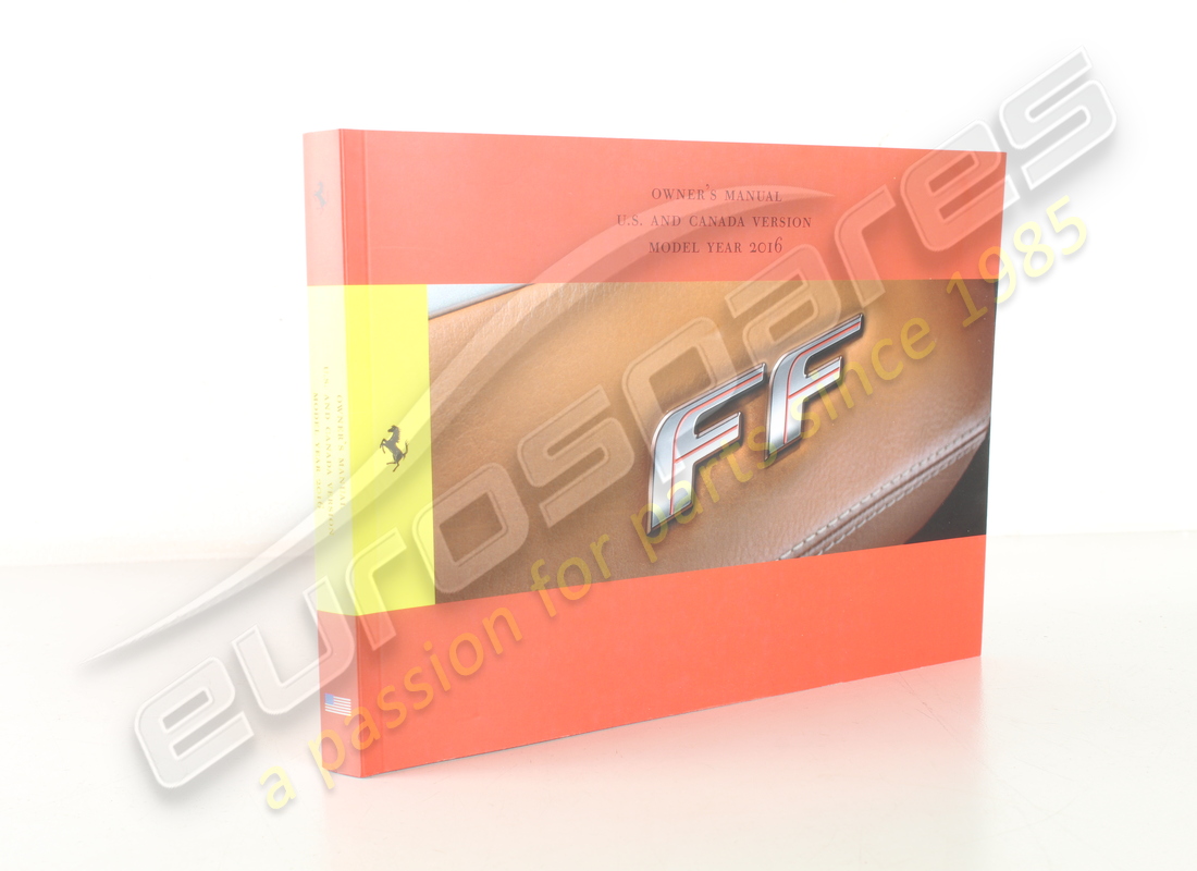 nouveau manuel du propriétaire ferrari. numéro de pièce 87626600 (1)