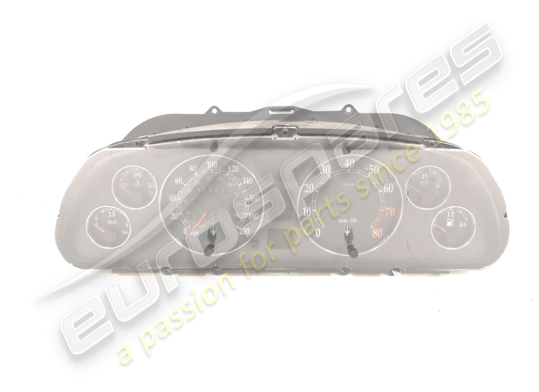 TABLEAU DE BORD Maserati RHD MG UTILISÉ, MILLES. NUMÉRO DE PIÈCE 383610125 (1)