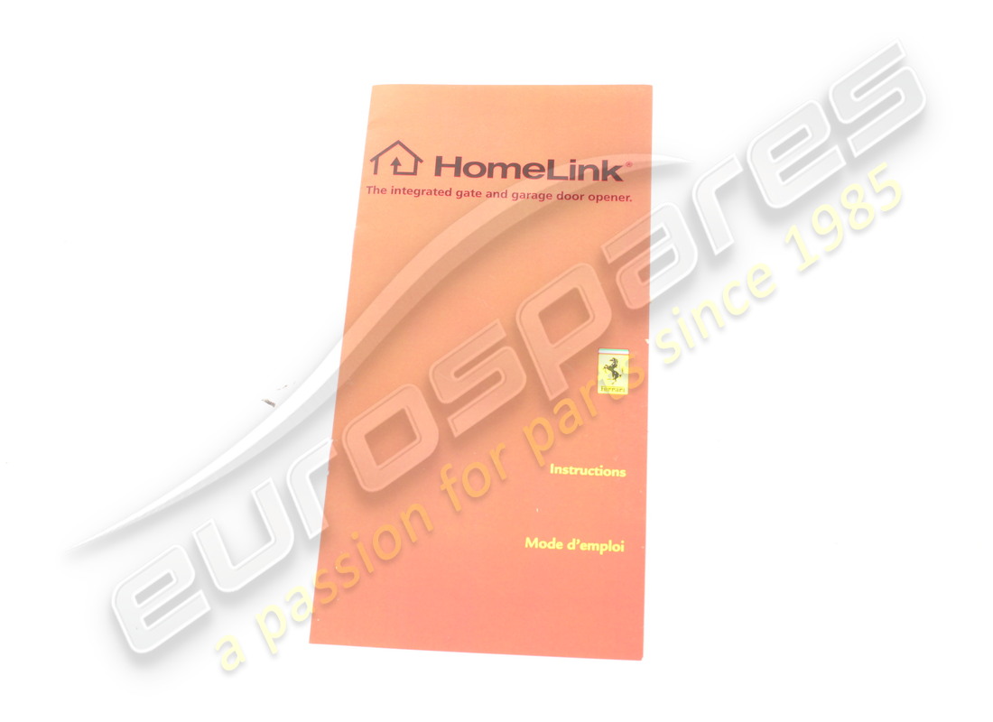 nouveau guide rapide ferrari homelink. numéro de pièce 83693200 (1)
