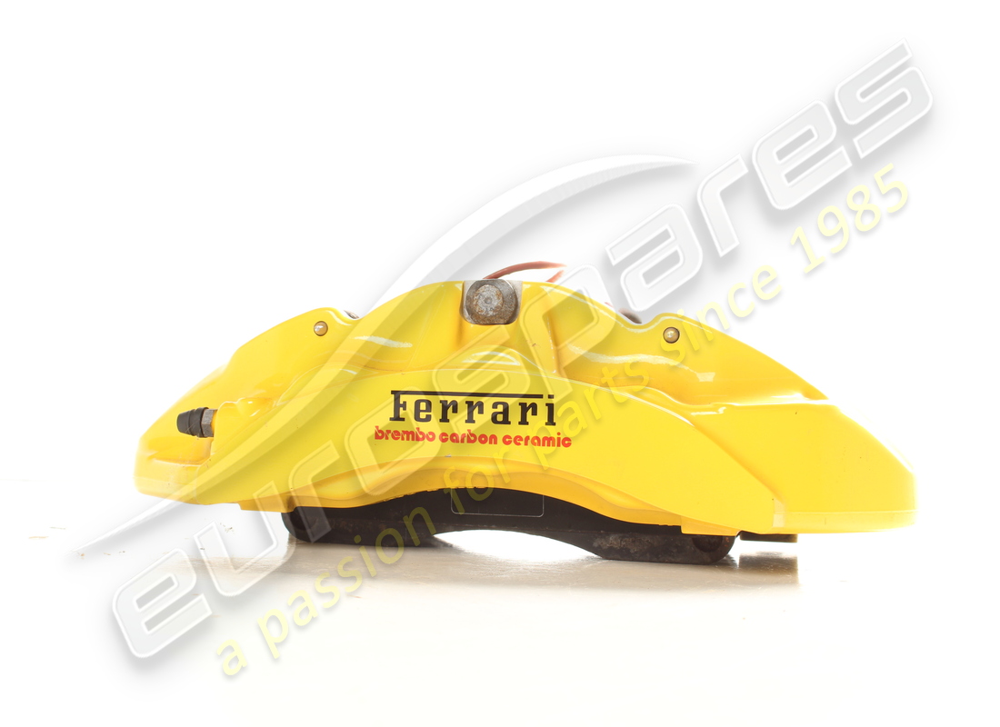 UTILISÉ Ferrari ÉTRIER AVANT GAUCHE AVEC PLAQUETTES. NUMÉRO DE PIÈCE 297308 (1)
