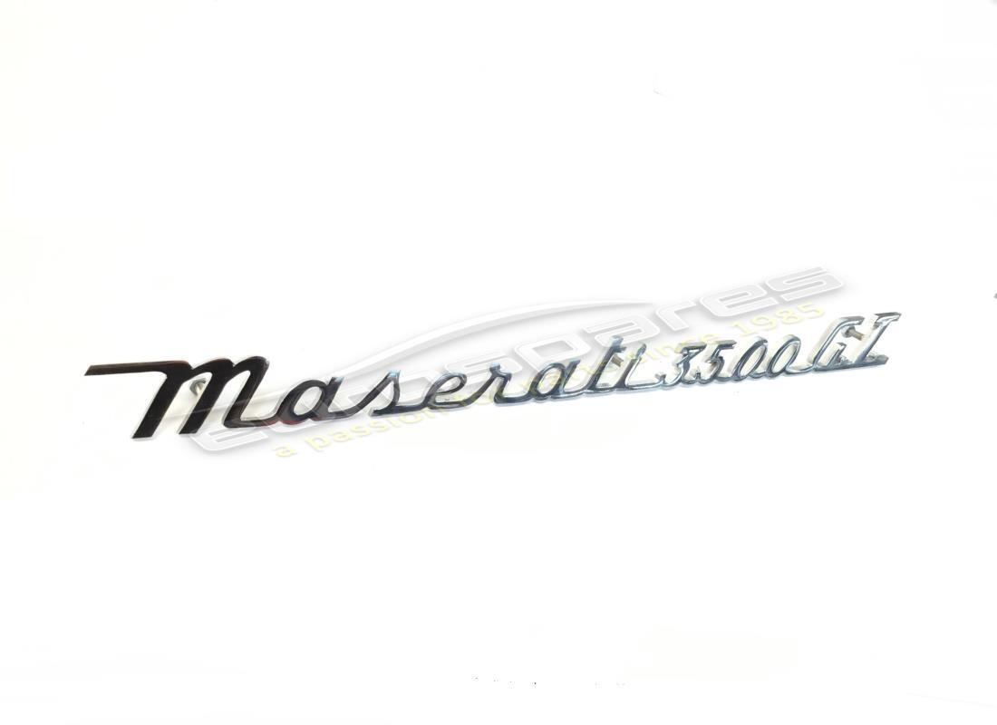 nouveau maserati 3500 script gt. numéro de pièce 2921 (1)