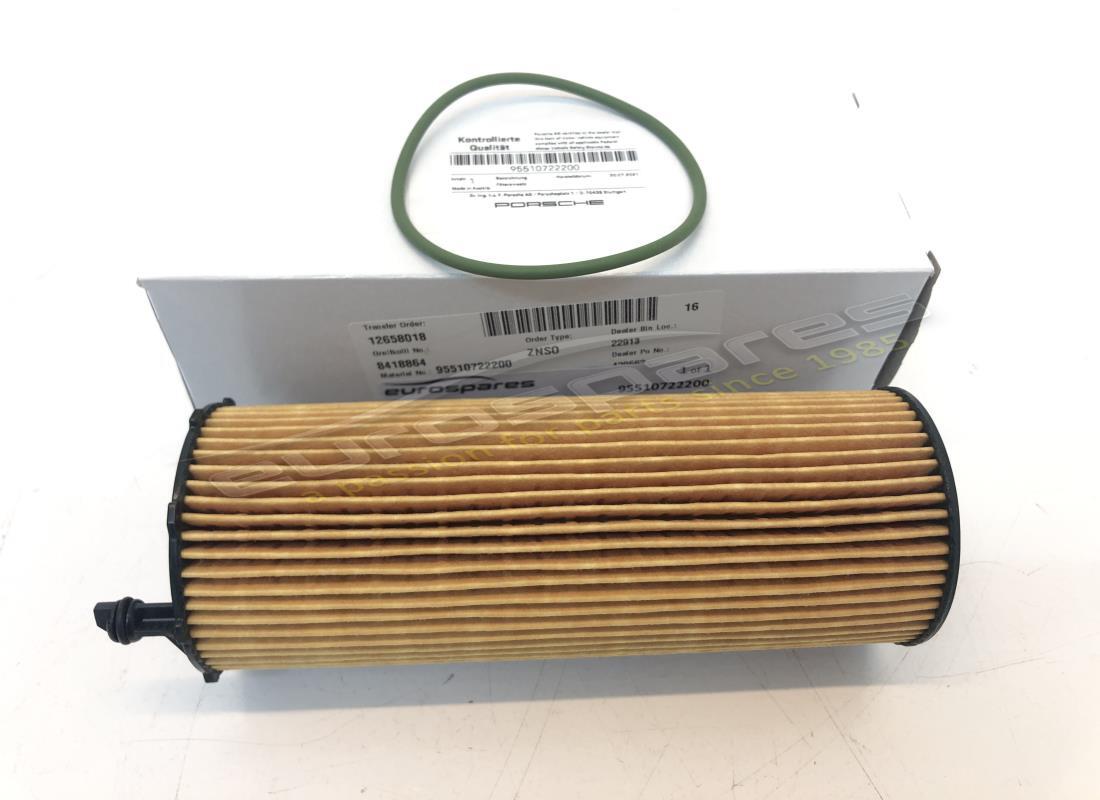 nouvel élément filtrant porsche avec joint. numéro de pièce 95510722200 (1)