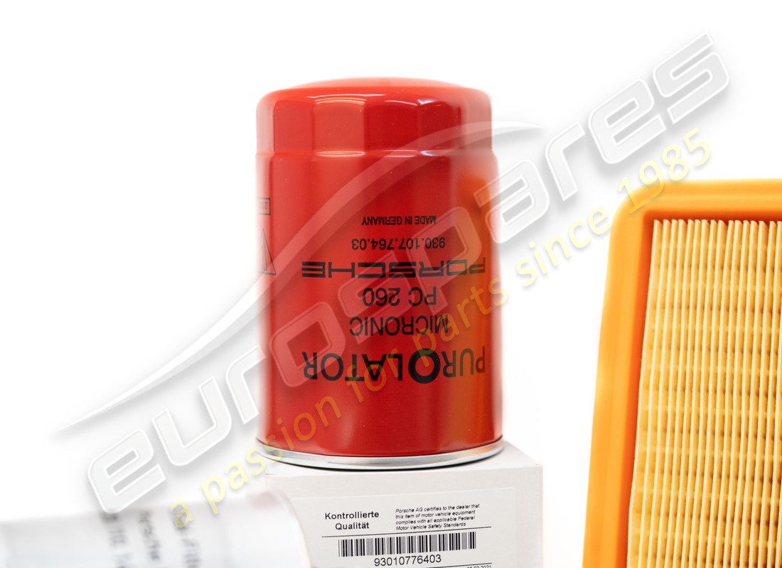 kit d'entretien neuf porsche - pour intervalles de 20,000 km - comprenant : - d - mj 1981>>. référence 91110098801 (7)