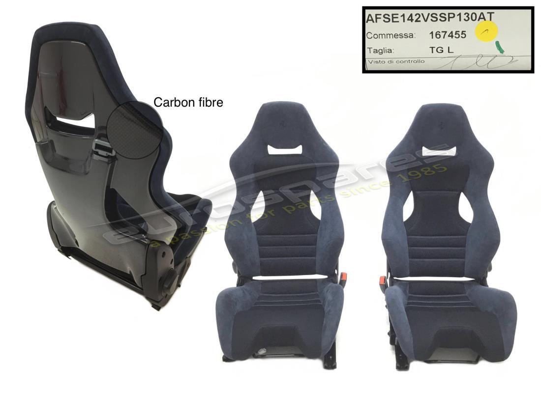nouvelle ferrari paire carbon racing des places complète. numéro de pièce 868504000 (1)