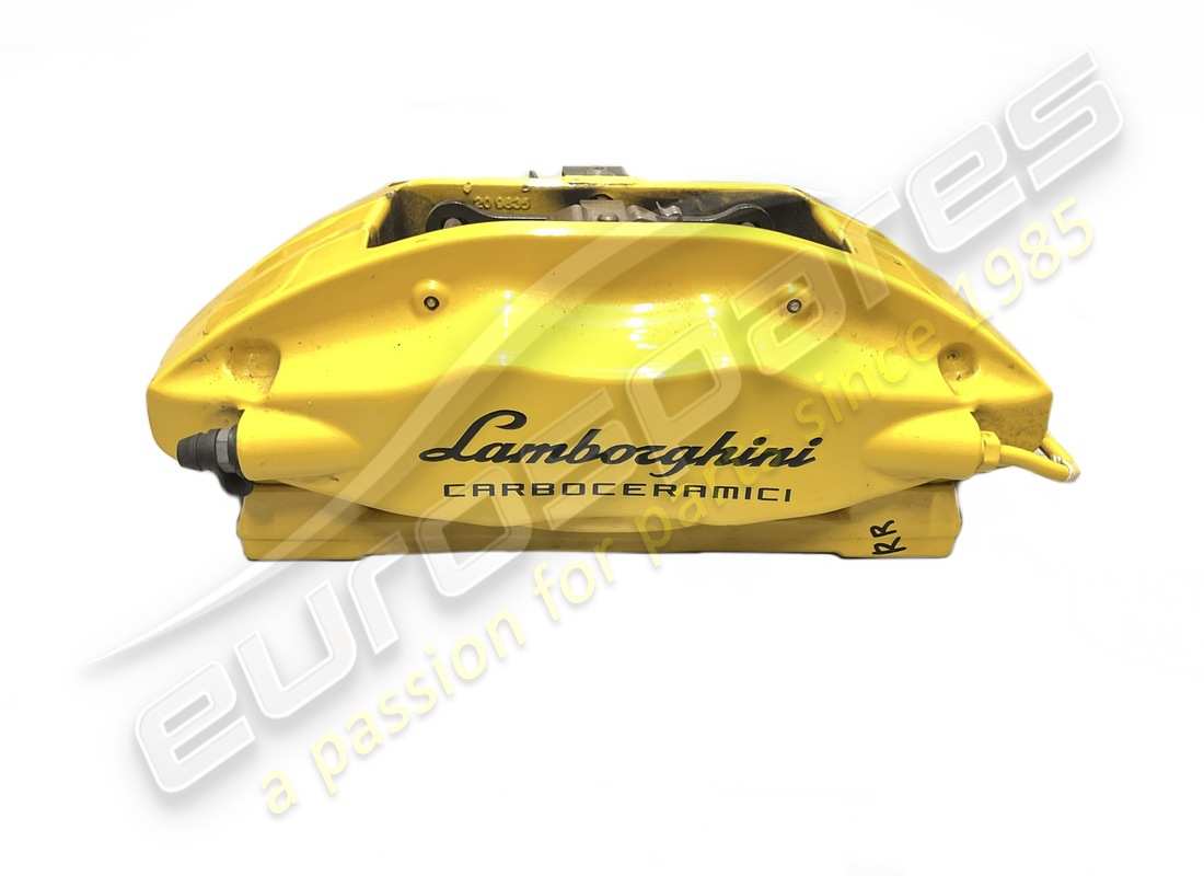 étrier arrière lamborghini utilisé en jaune. numéro de pièce 4t0615406cc (1)