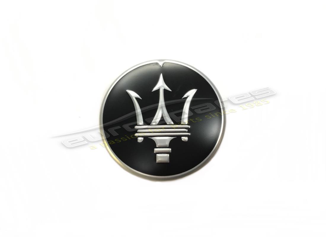 nouveau insigne de jante maserati noir mat. numéro de pièce 670149987 (1)