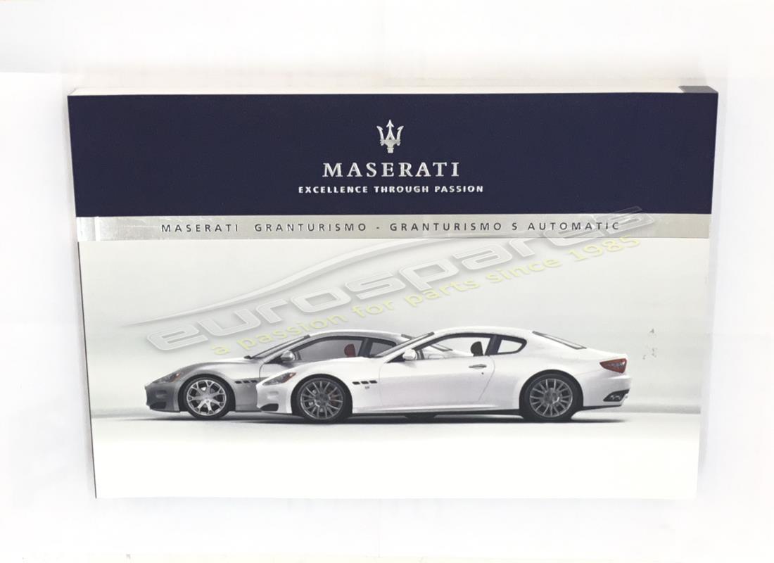 NOUVEAU (AUTRE) Maserati MANUEL DU PROPRIÉTAIRE. NUMÉRO DE PIÈCE 81829100 (1)