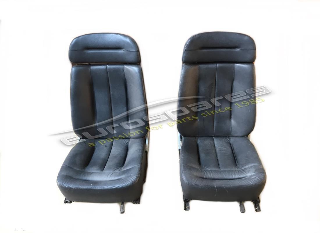 UTILISÉ Ferrari PAIRES DE SIÈGES NOIRS. NUMÉRO DE PIÈCE 700005234 (1)
