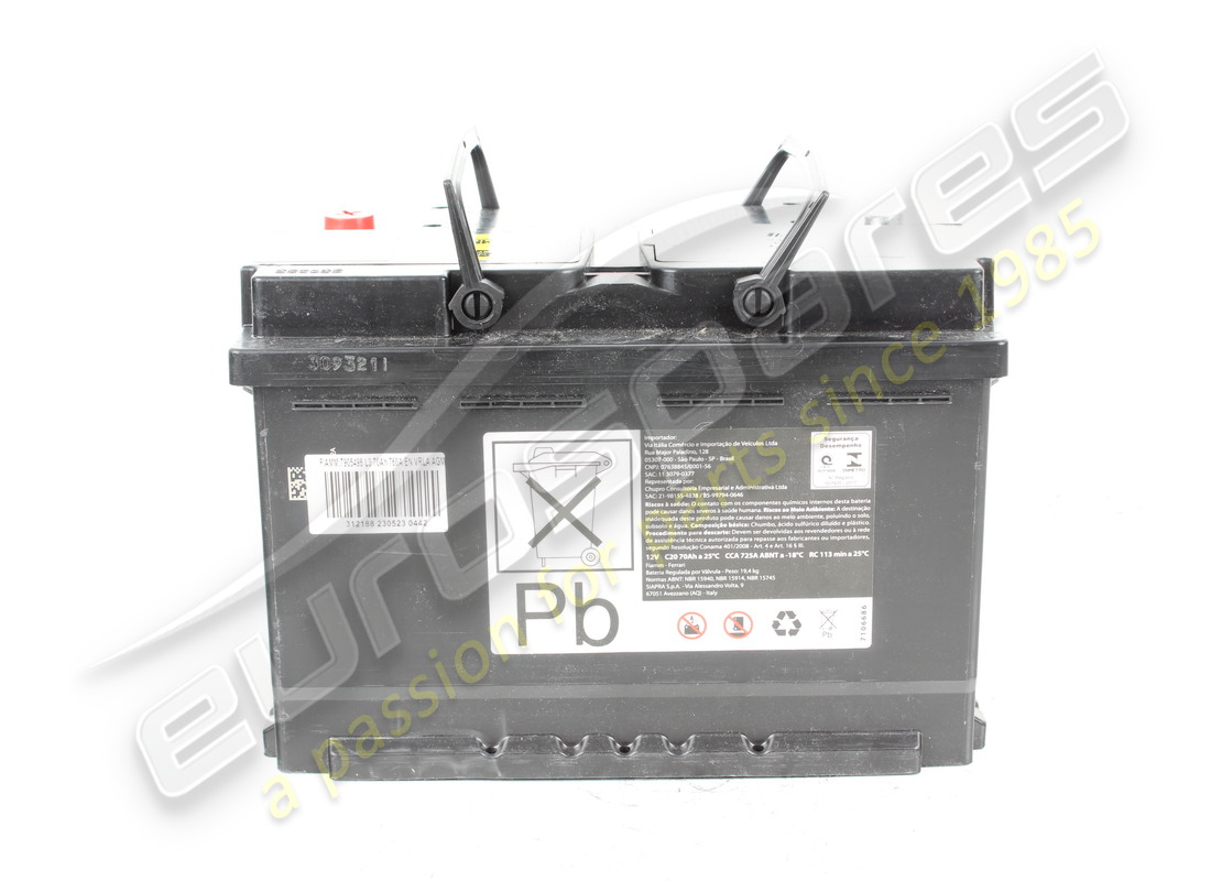 nouvelle ferrari batterie 70ah l3 vrla 760a fr. numéro de pièce 312188 (2)