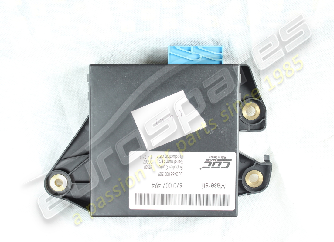 nouvelle unité de commande de suspensions maserati. numéro de pièce 670007494 (1)