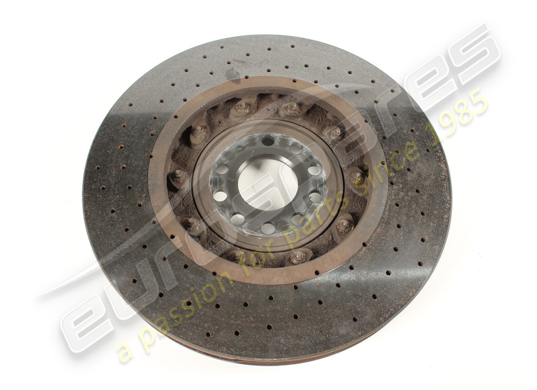 disque de frein avant gauche en céramique d'occasion lamborghini (ventilé). numéro de pièce 470615301g (3)