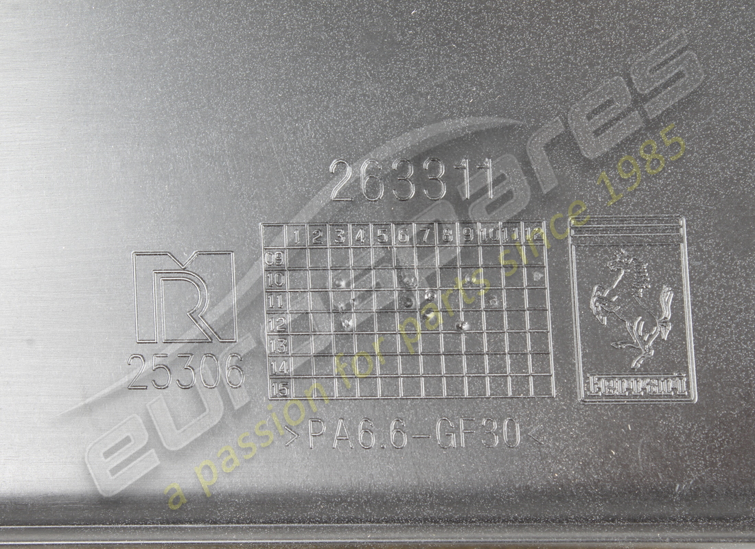 nouveau conduit d'air droit ferrari. numéro de pièce 263310 (5)