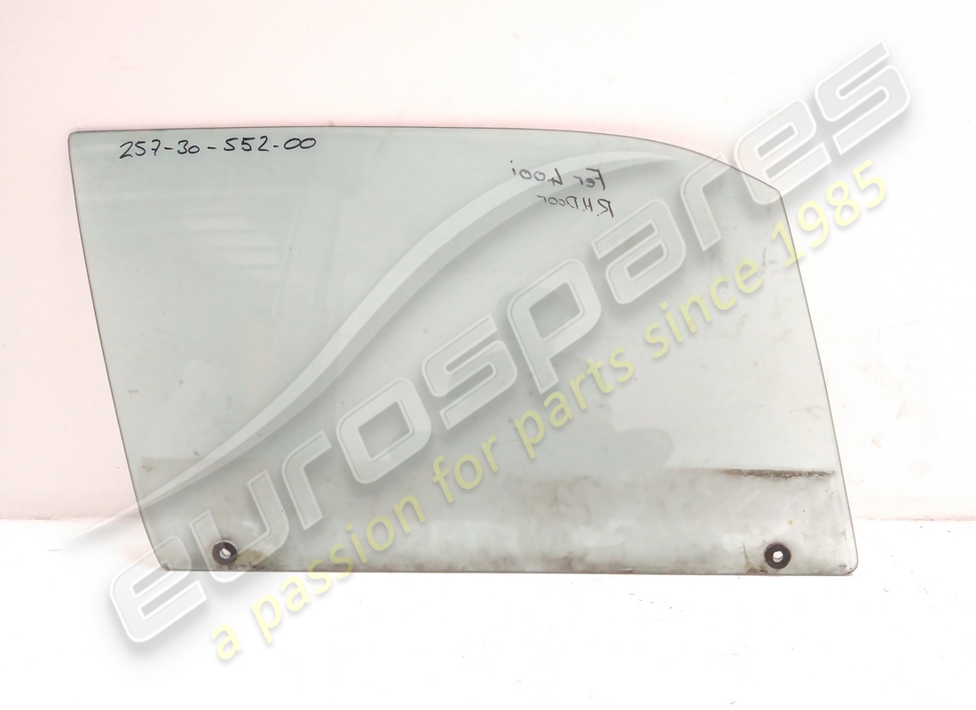 UTILISÉ Ferrari VITRE DE PORTE DROITE TEINTÉ . NUMÉRO DE PIÈCE 2573055200 (1)
