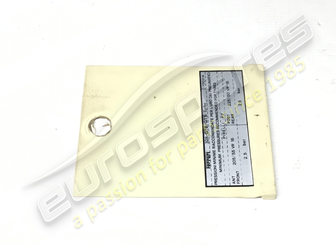 UTILISÉ Ferrari COUVERCLE INTÉRIEUR. NUMÉRO DE PIÈCE 62328500 (1)