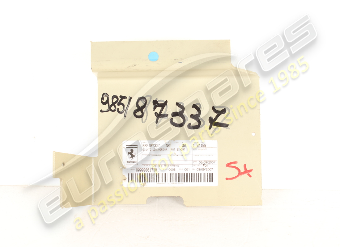 nouveau raccord de rail latéral ferrari gauche. numéro de pièce 985187337 (1)