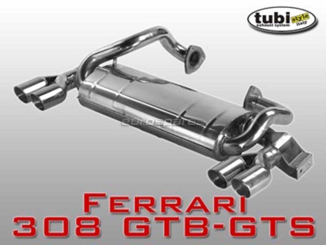 nouveau tubi 308 version d'échappement qv-gtbi double cat. numéro de pièce 01078011000 (1)