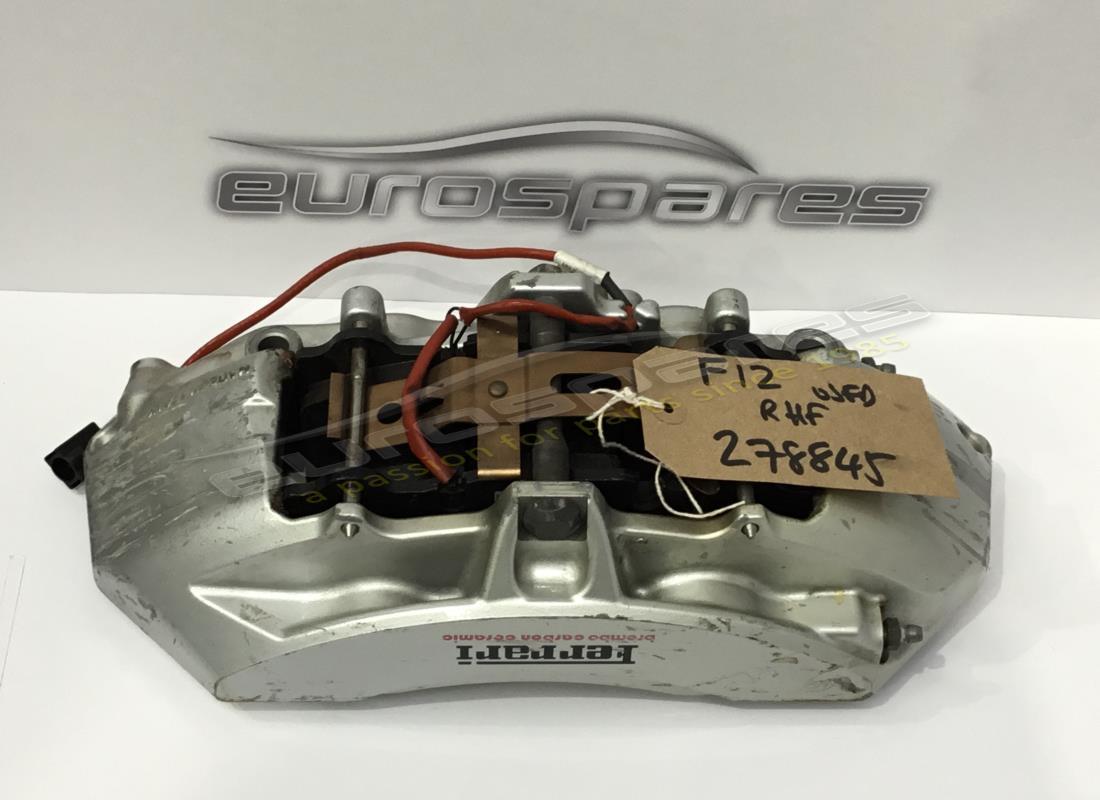 UTILISÉ Ferrari ÉTRIER AVANT DROIT AVEC PLAQUETTES. NUMÉRO DE PIÈCE 278845 (1)