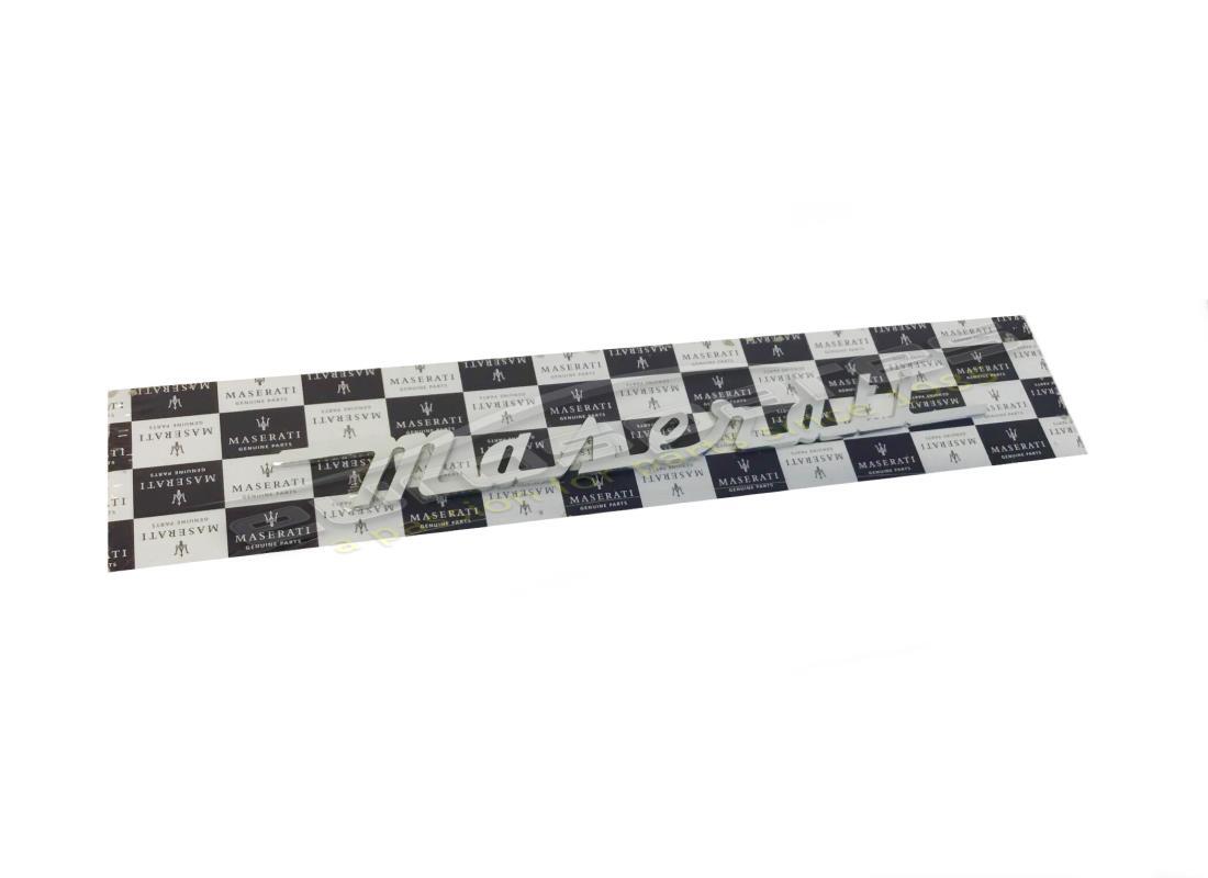 nouveau emblème maserati (lettres). numéro de pièce 67361800 (1)
