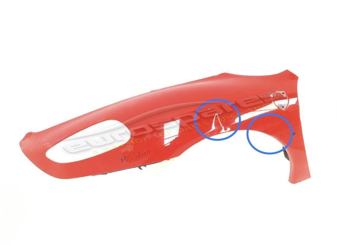 UTILISÉ Ferrari AILE AVANT GAUCHE COMPLÈTE. NUMÉRO DE PIÈCE 80556411 (1)