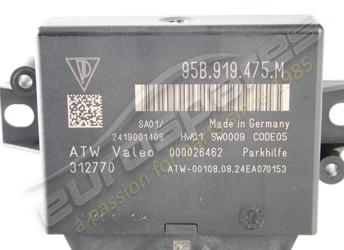 NOUVEAU PORSCHE UNITÉ DE COMMANDE POUR AIDE AU STATIONNEMENT. RÉFÉRENCE 95B919475M (3) nouveau porsche unité de commande pour aide au stationnement. référence 95b919475m (3)