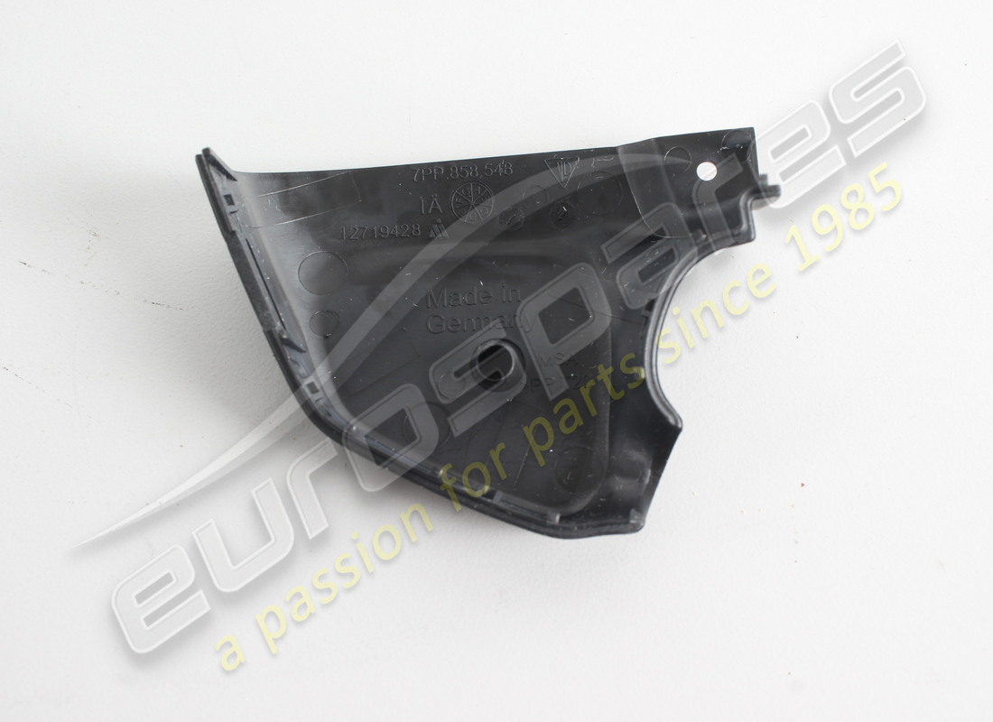 nouveau porsche capuchon droit - intérieur de rétroviseur noir satiné. numéro de pièce 7pp8585481e0 (2)