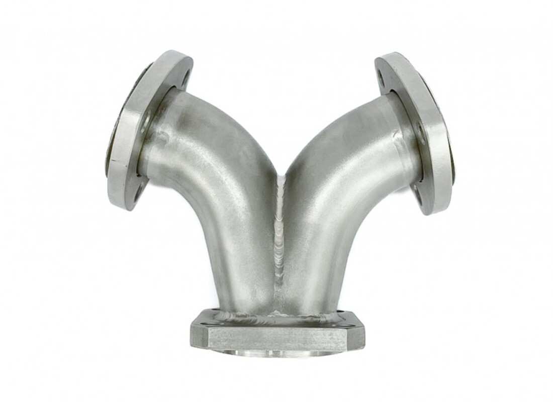 nouveaux tubi f40 inconel 2 dans 1 collecteurs vers wastegate. numéro de pièce 01019112660 (1)