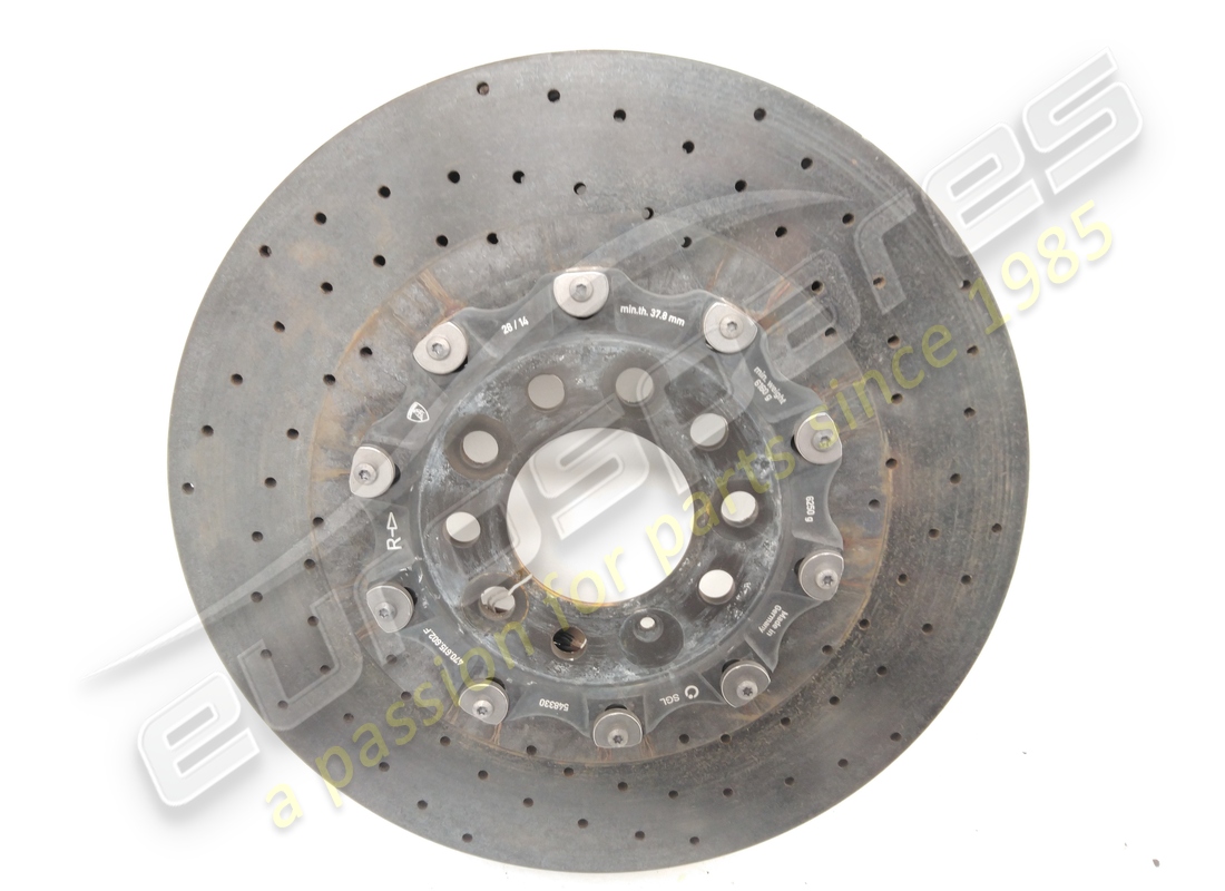 DISQUE DE FREIN EN CÉRAMIQUE D'OCCASION Lamborghini (VENTILÉ). NUMÉRO DE PIÈCE 470615602F (1)
