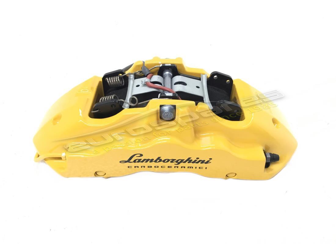 nouvel étrier avant lamborghini en jaune. numéro de pièce 4t0615106dc (1)
