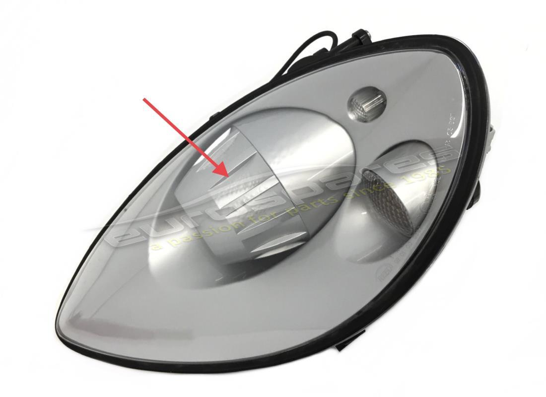 UTILISÉ Ferrari LAMPE LHHEAD RHD ARGENT 101 . NUMÉRO DE PIÈCE 72149673 (1)