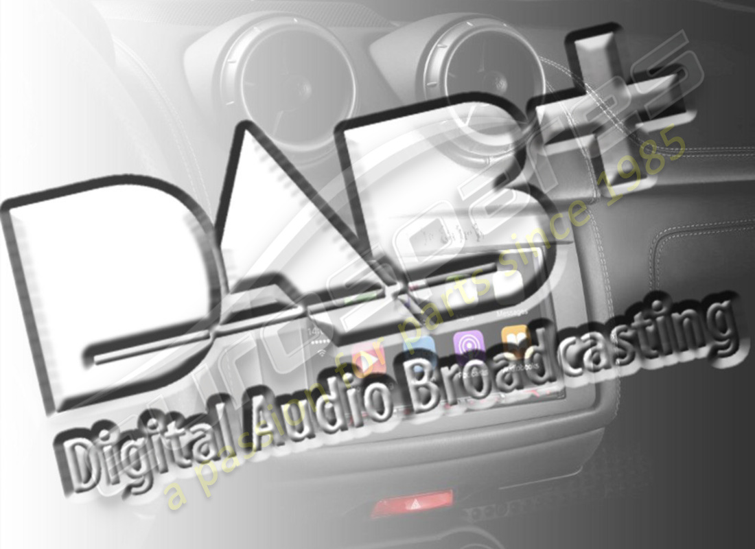 kit d'antenne radio dab neuf ferrari. numéro de pièce 70004427 (1)
